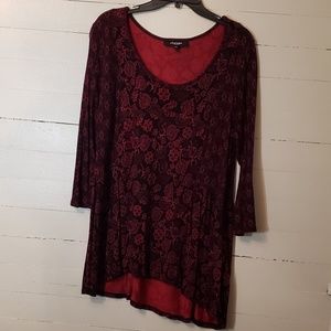 NWOT - Dual Print Tunic          0048